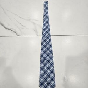 Vintage Polo by Ralph Lauren Blue Plaid Men's Cotton Tie